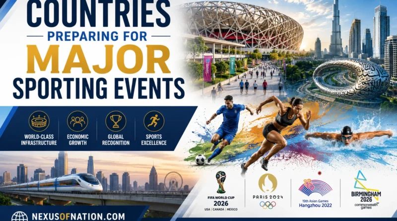 Countries Preparing for Major Sporting Events
