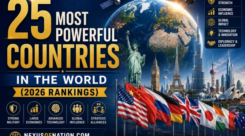 25 Most Powerful Countries in the World (2026 Rankings)