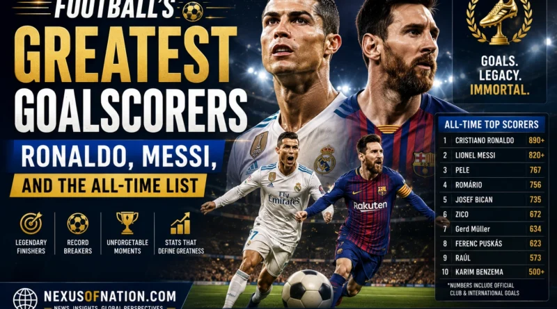 Football's Greatest Goalscorers - Ronaldo, Messi, and the All-Time List
