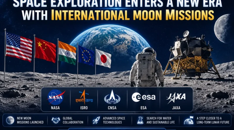 Space Exploration Enters a New Era with International Moon Missions