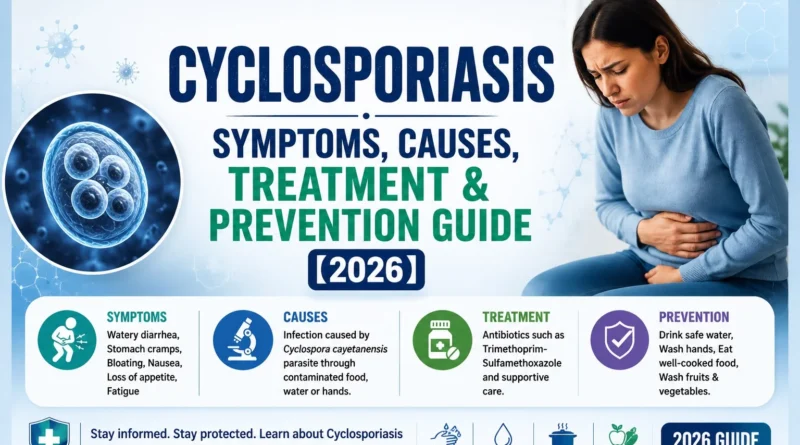Cyclosporiasis - Symptoms, Causes, Treatment & Prevention Guide [2026]