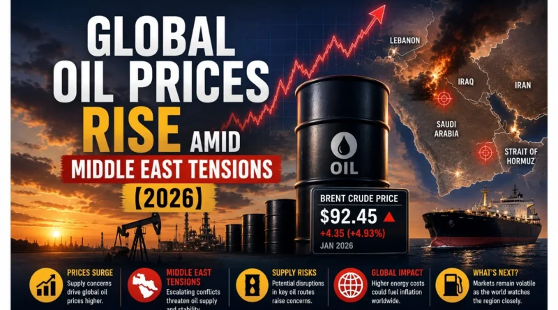 Global Oil Prices Rise Amid Middle East Tensions (2026)