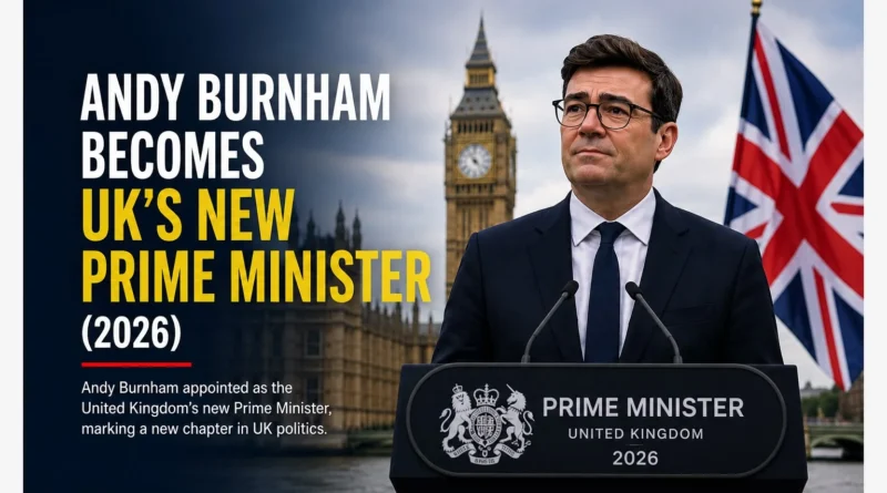 Andy Burnham Becomes UK's New Prime Minister (2026)