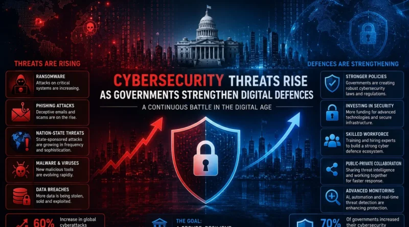 Cybersecurity Threats Rise as Governments Strengthen Digital Defences