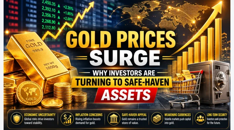 Gold Prices Surge - Why Investors Are Turning to Safe-Haven Assets