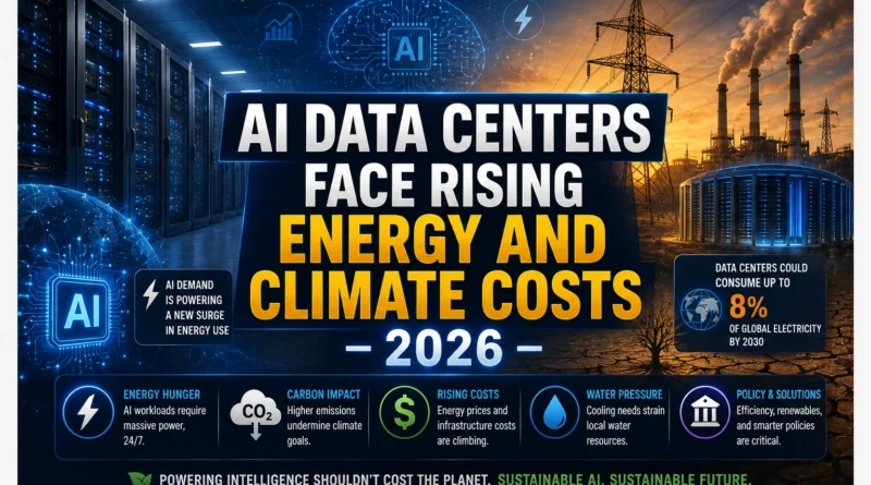 AI Data Centers Face Rising Energy and Climate Costs - 2026