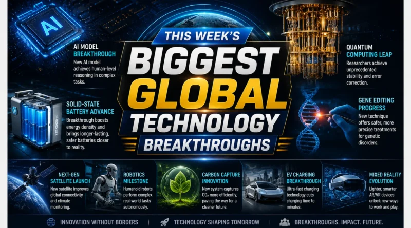 This Week's Biggest Global Technology Breakthroughs