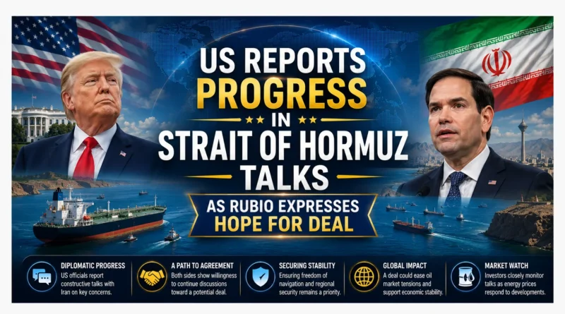 US Reports Progress in Strait of Hormuz Talks as Rubio Expresses Hope for Deal