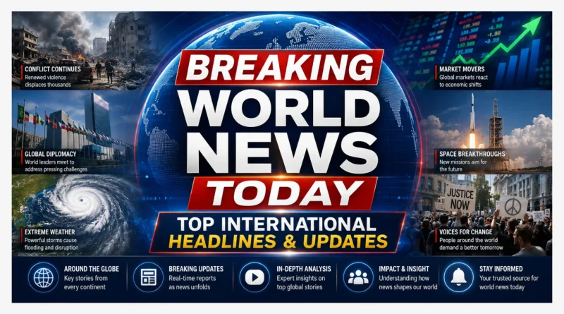 Breaking World News Today - Top International Headlines & Updates