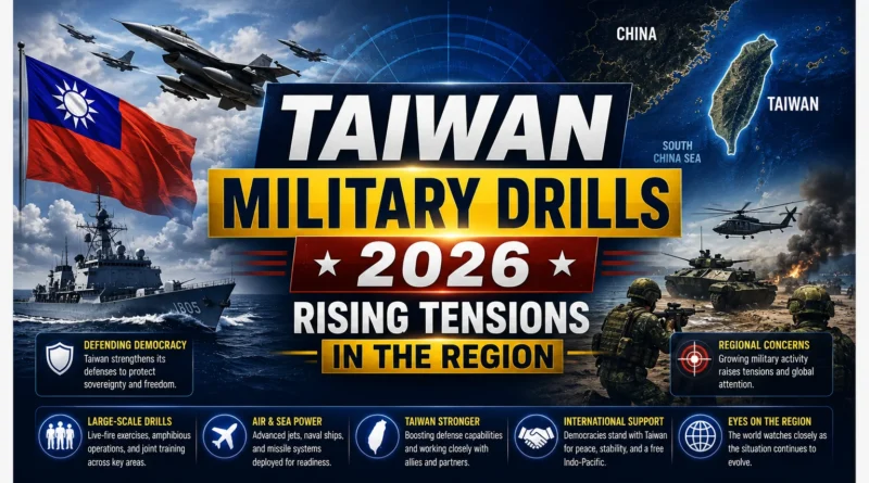 Taiwan Military Drills 2026 - Rising Tensions in the Region